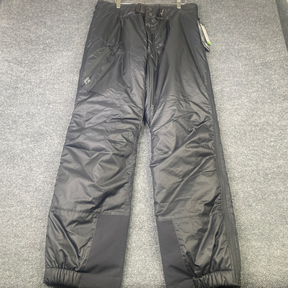 Black Diamond Mens Stance Belay Pants Black Insulated Large AP7420400002LRG1